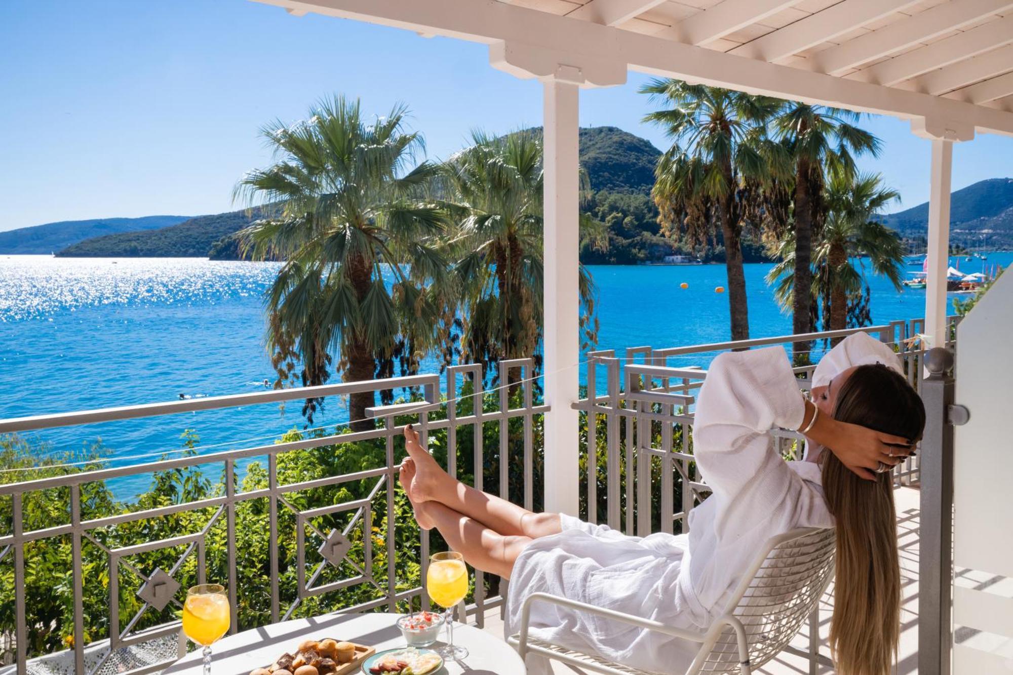 Eva Beach Hotel Lefkada Nydri  Exterior foto